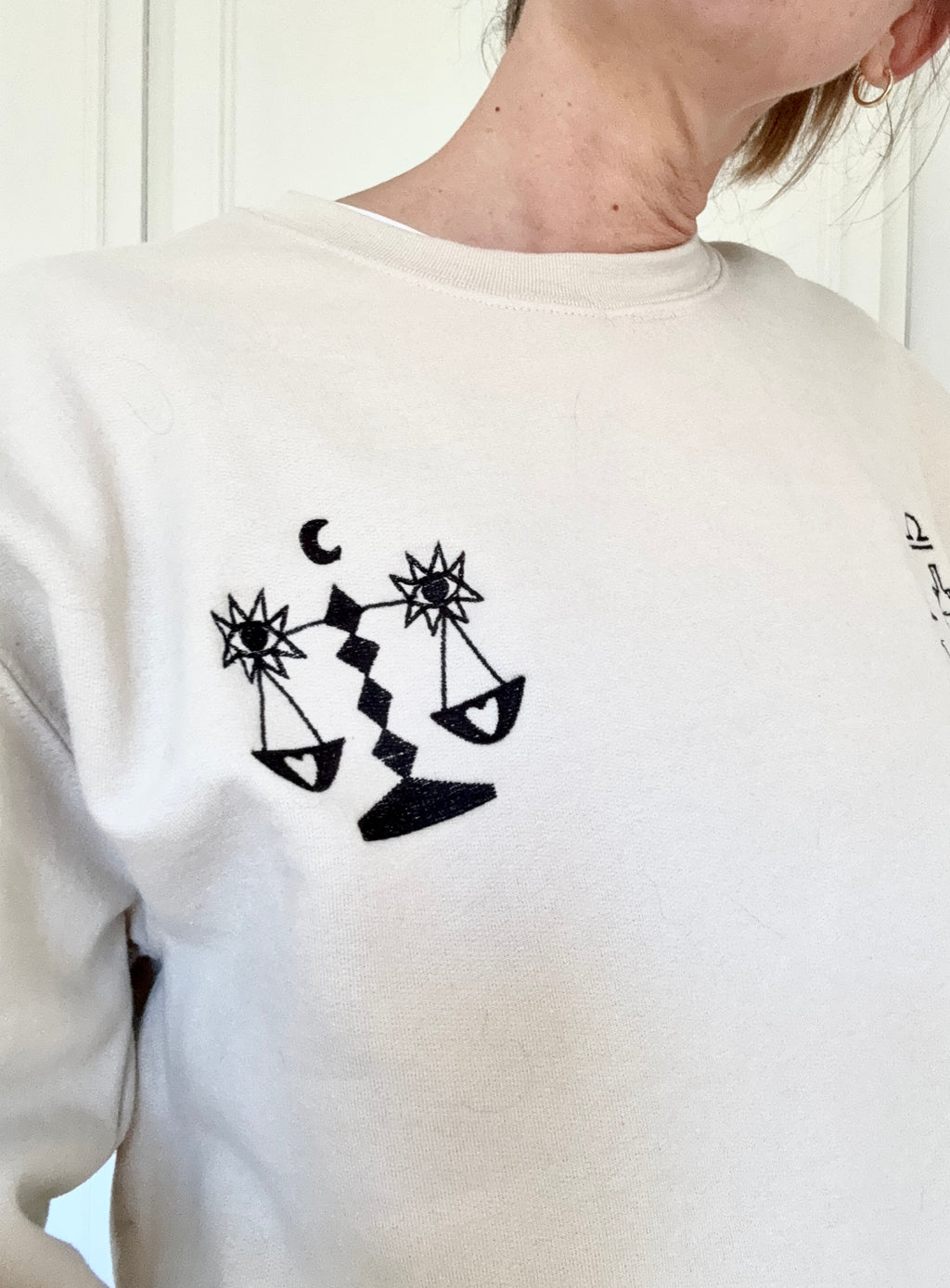 Libra Embroidered Sweatshirt