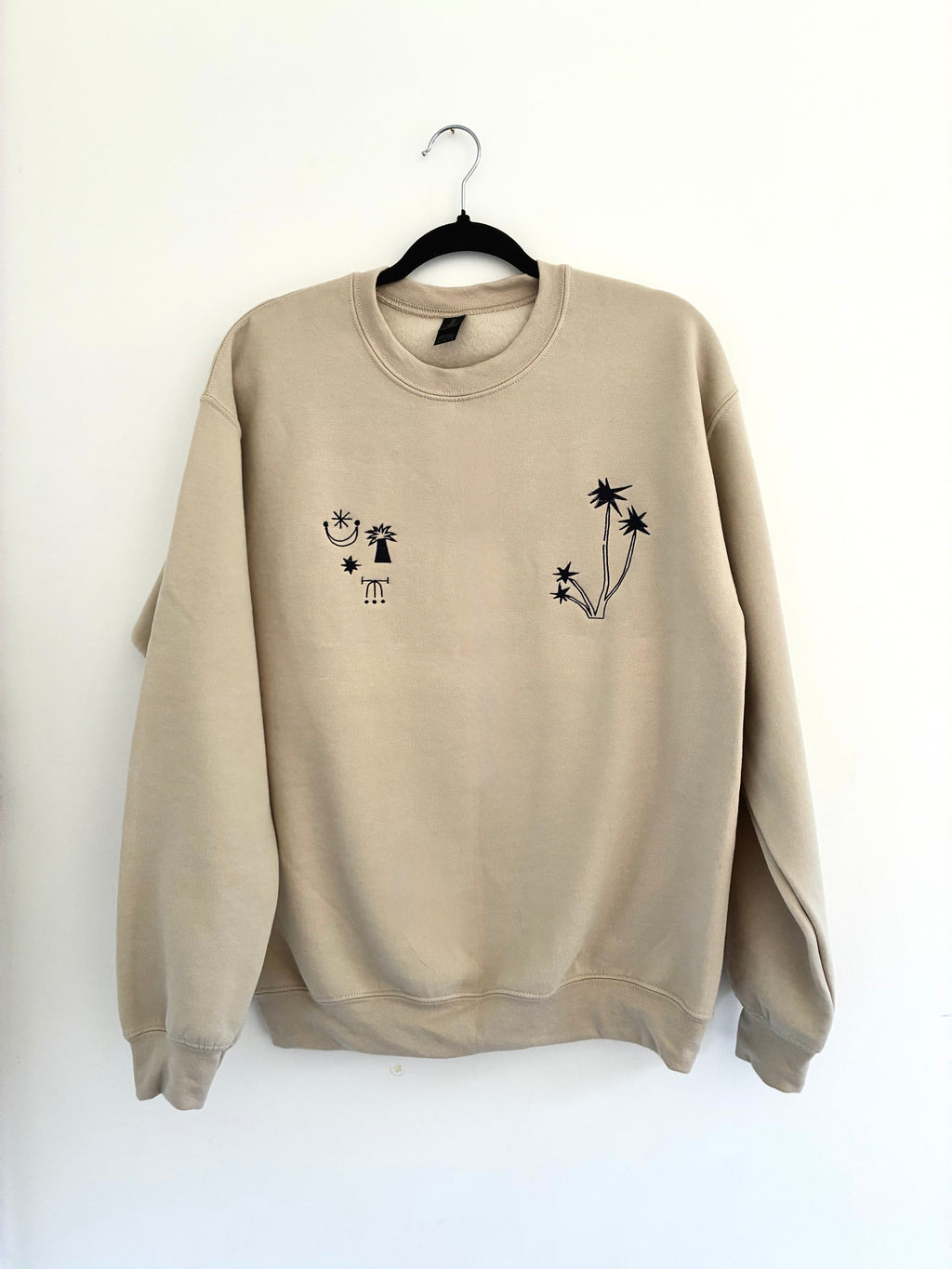 Embroidered *Palm tree* sweatshirt