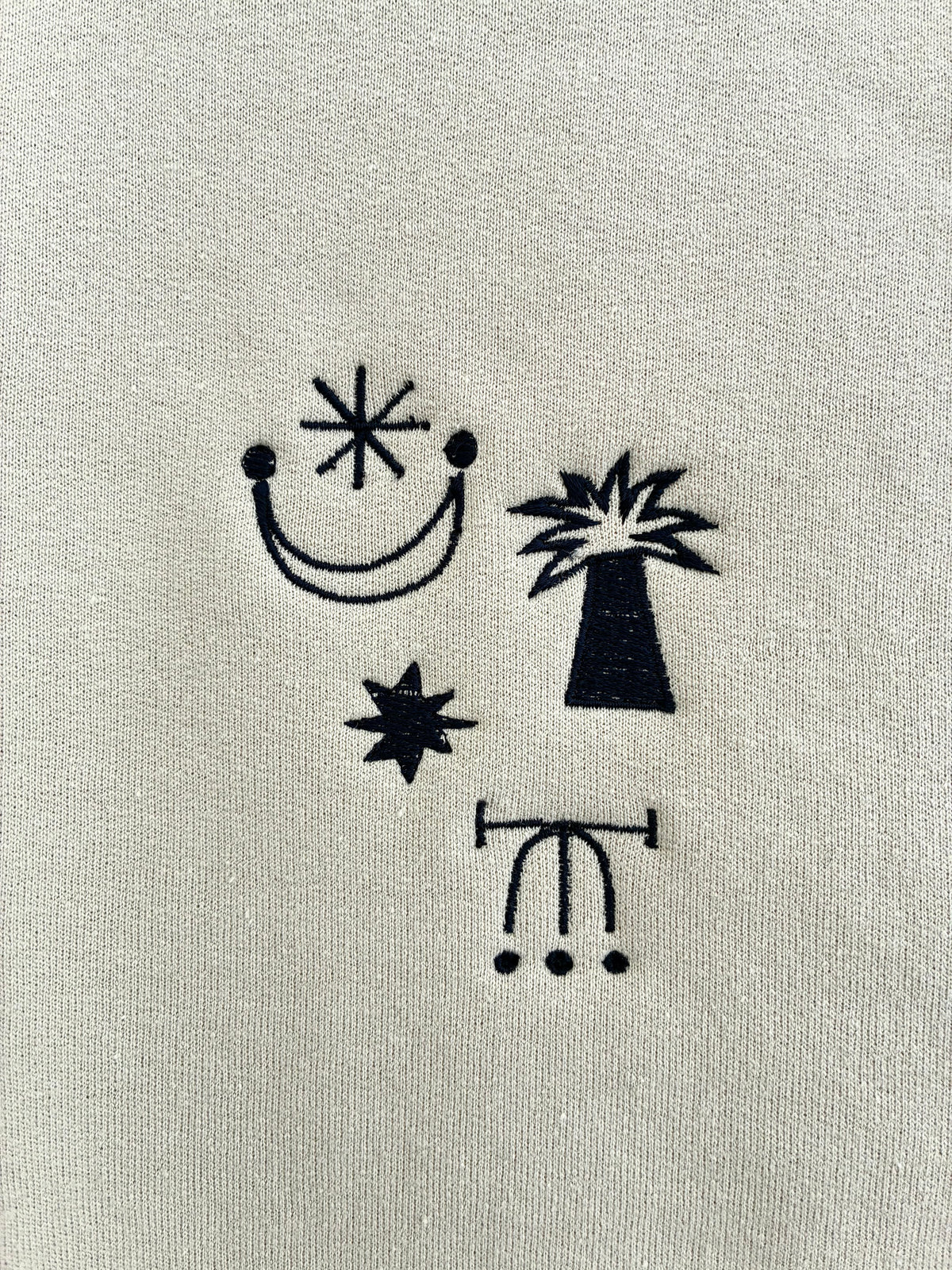 Embroidered *Palm tree* sweatshirt