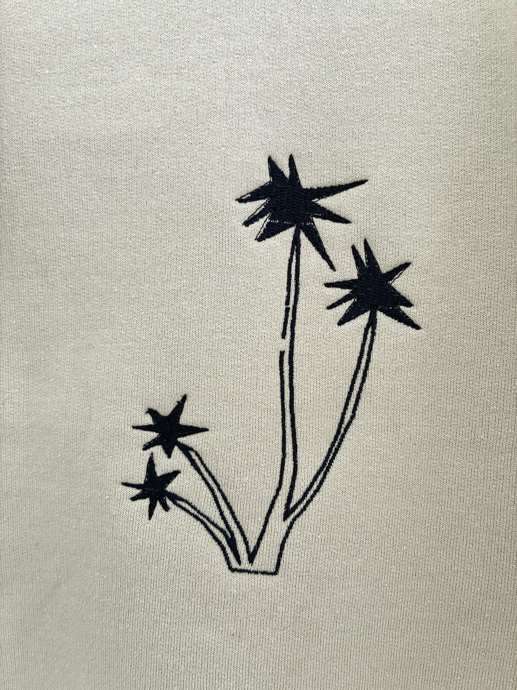 Embroidered *Palm tree* sweatshirt