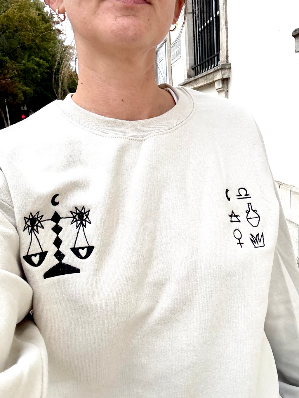 Libra Embroidered Sweatshirt