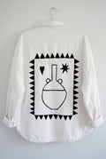 Hand painted *Vase & scorpion* jacket